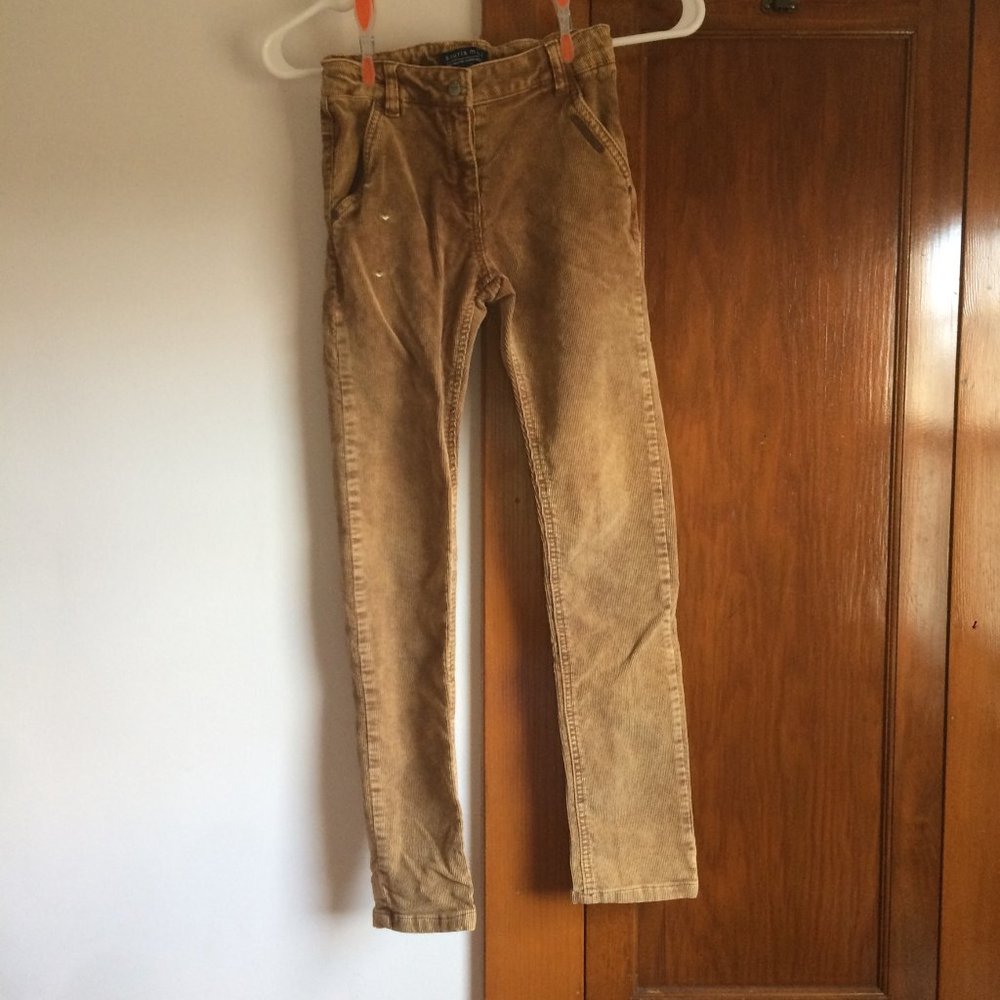 Souris mini light brown cords for girl - 10 yo